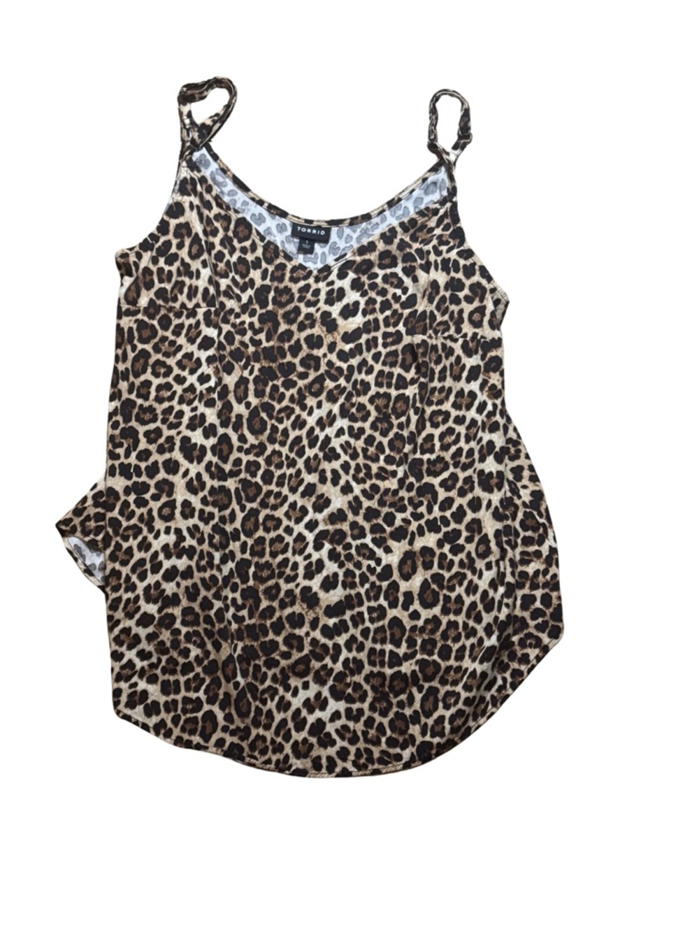 torrid Leopard Print Cami in Brown and Black